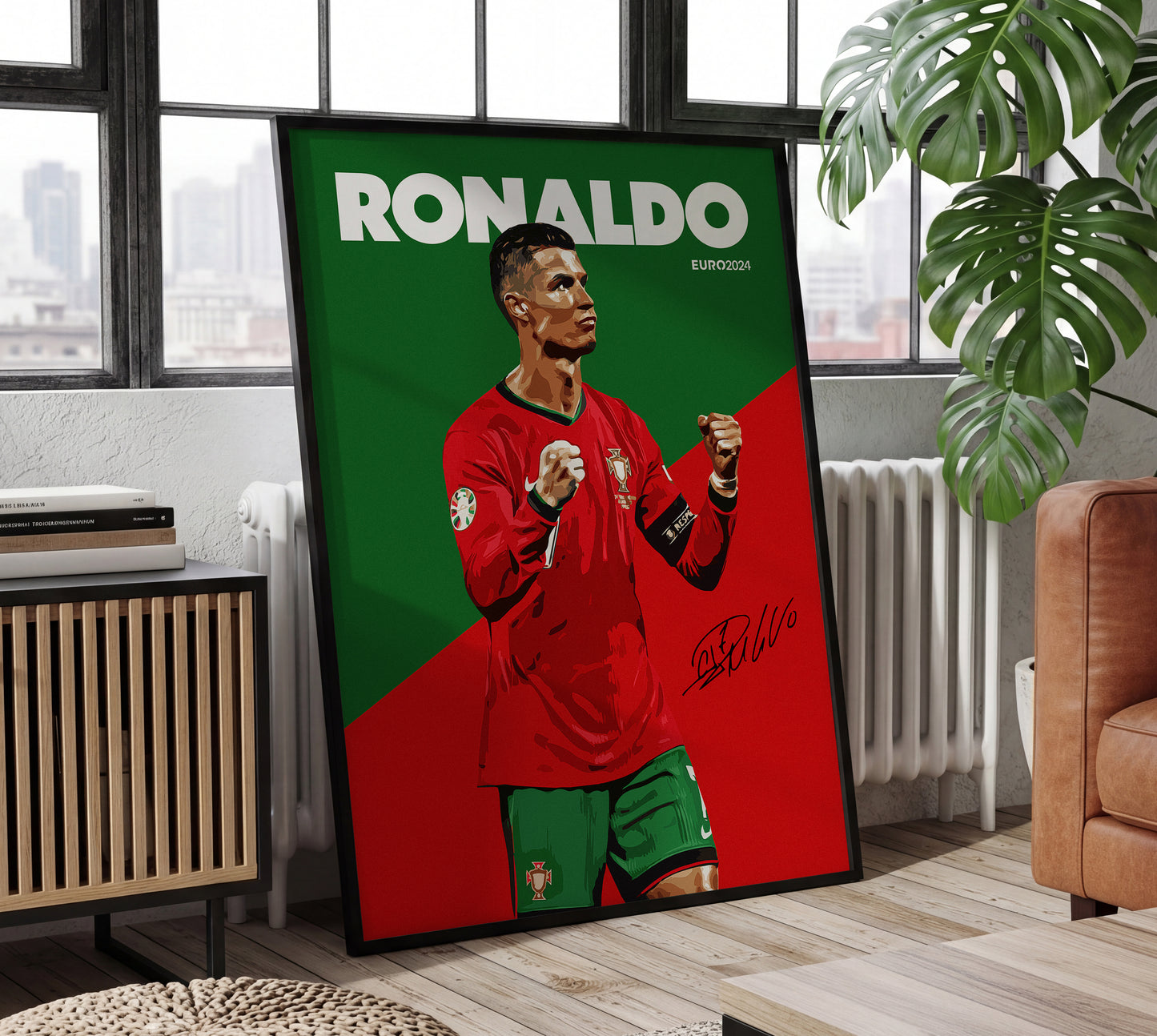 Euro 2024 - Cristiano Ronaldo 4K Poster