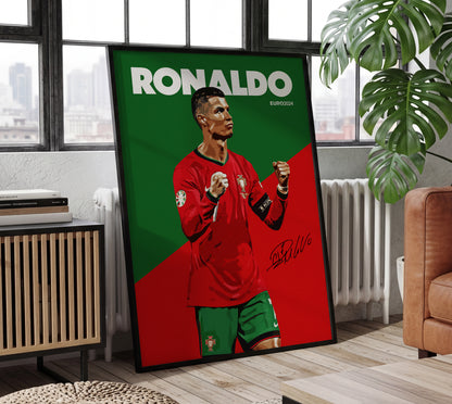 Euro 2024 - Cristiano Ronaldo 4K Poster