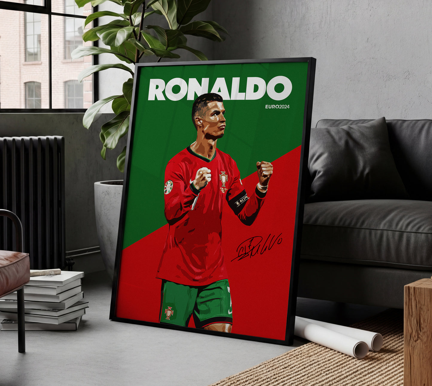 Euro 2024 - Cristiano Ronaldo 4K Poster