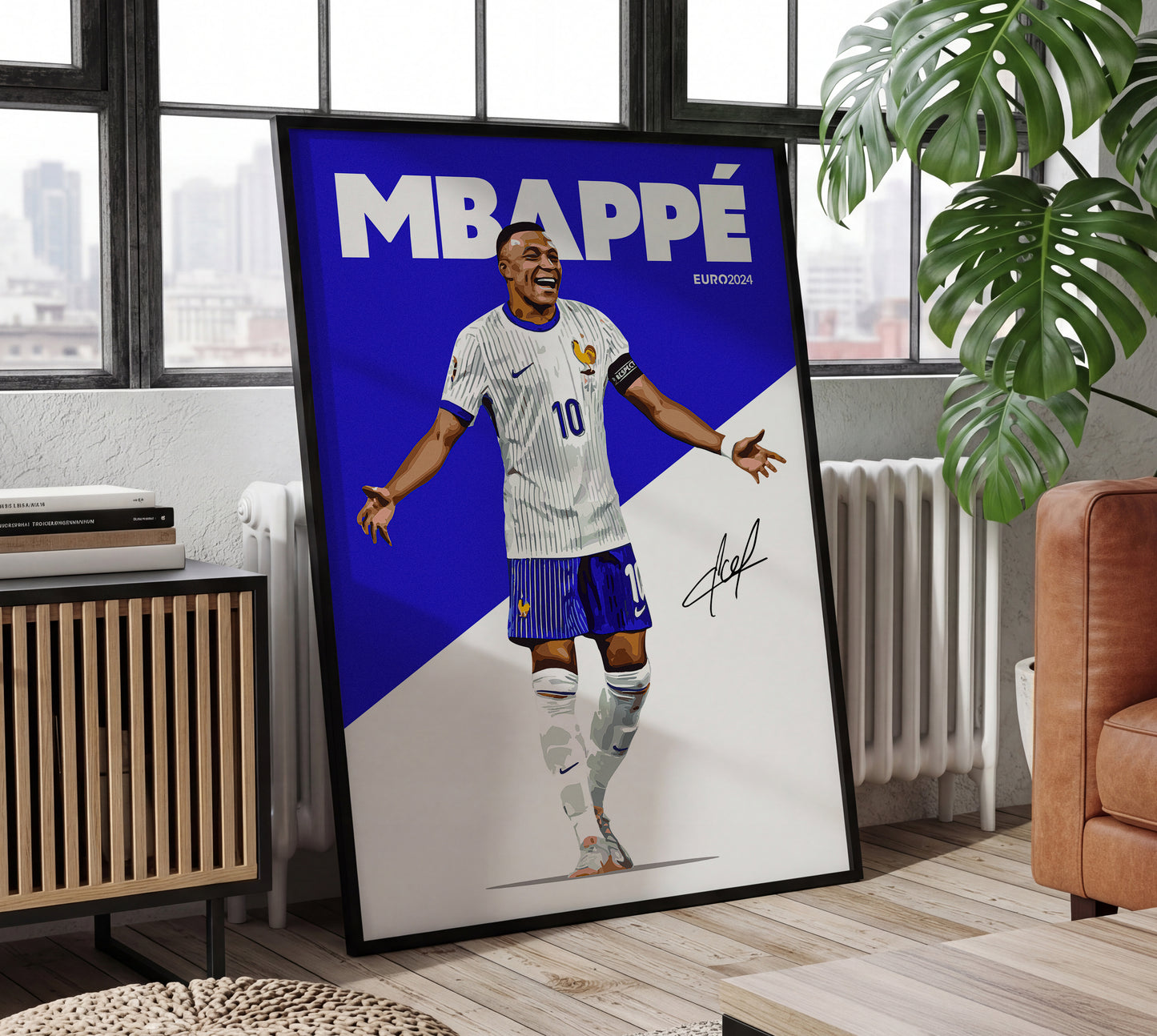 Euro 2024 - Kylian Mbappe 4K Poster