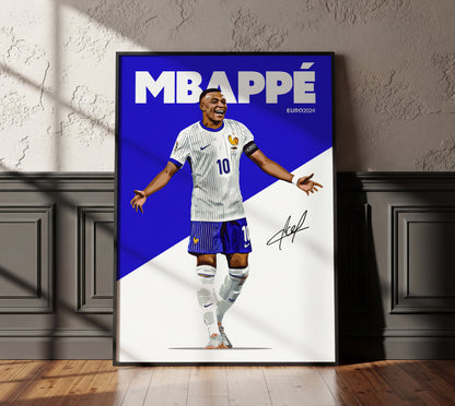 Euro 2024 - Kylian Mbappe 4K Poster