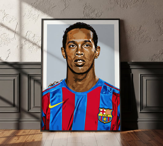 Ronaldinho 'Dinho' 4K Icon Poster
