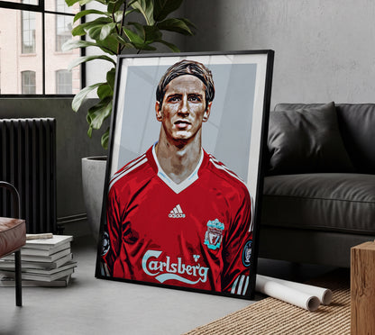 Fernando Torres Icon Poster