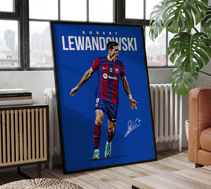 Robert Lewandowski 4K Poster