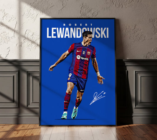 Robert Lewandowski 4K Poster