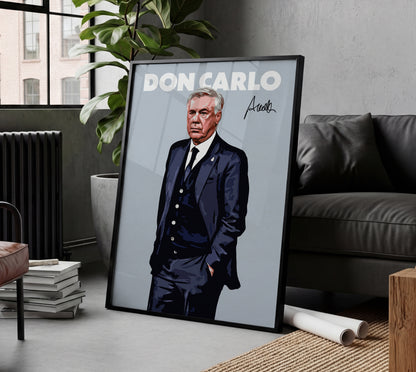 Carlo Ancelotti 4K Poster