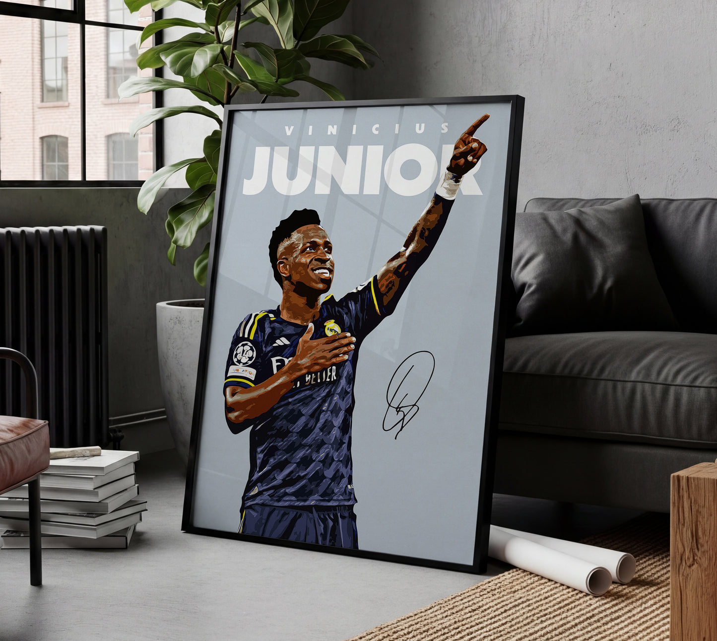 Vinicius Junior 4K Poster