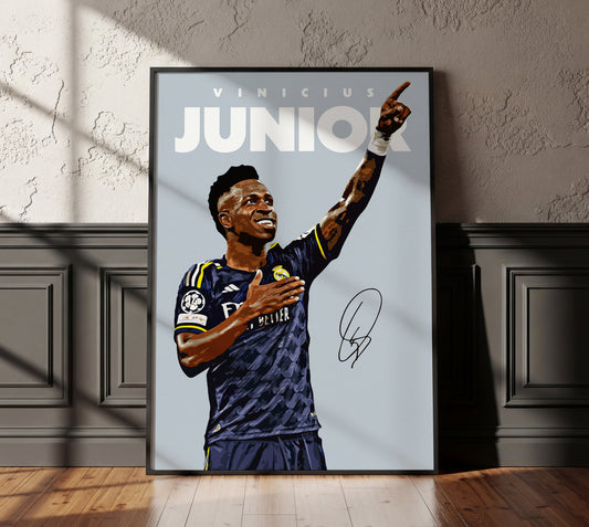Vinicius Junior 4K Poster