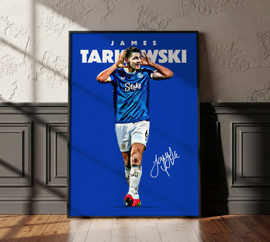 James Tarkowski 24/25 4K Poster