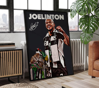 Joelinton 24/25 4K Carabao Cup Poster