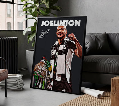 Joelinton 24/25 4K Carabao Cup Poster