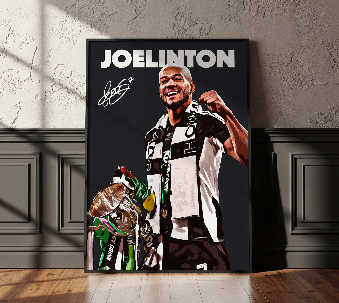 Joelinton 24/25 4K Carabao Cup Poster