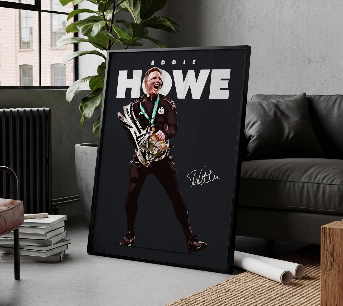 Eddie Howe 24/25 4K Carabao Cup Poster