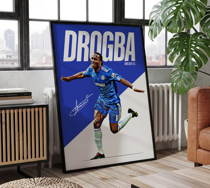 Didier Drogba 4K Icon Poster