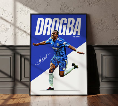 Didier Drogba 4K Icon Poster