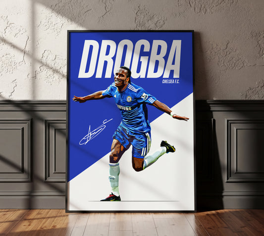 Didier Drogba 4K Icon Poster