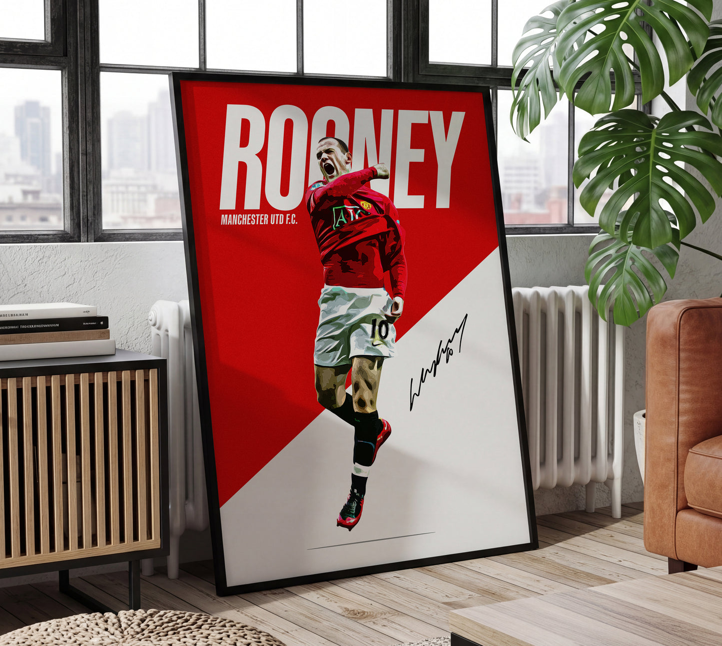 Wayne Rooney 4K Icon Poster