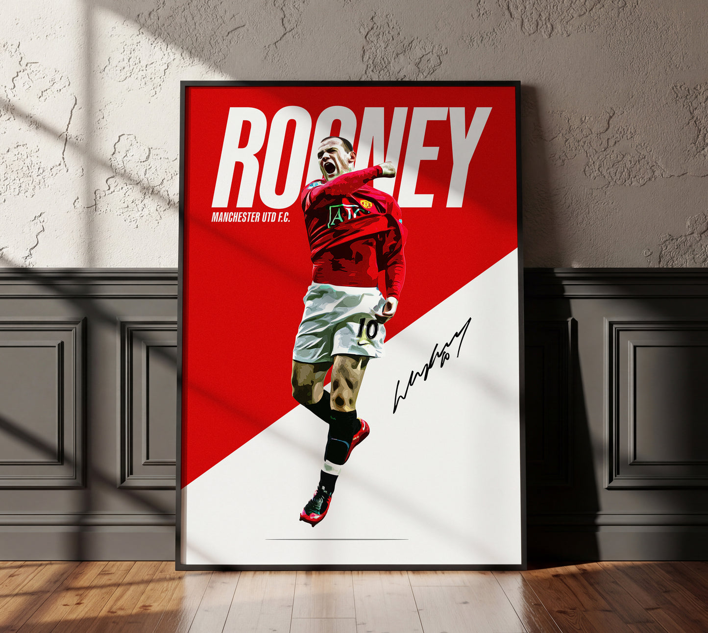 Wayne Rooney 4K Icon Poster