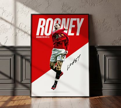 Wayne Rooney 4K Icon Poster
