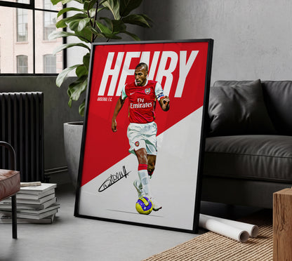 Thierry Henry 4K Icon Poster