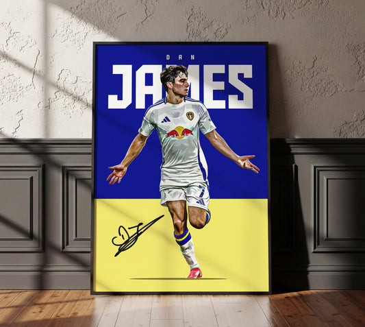 Dan James 24/25 4K Poster