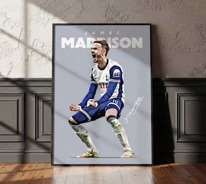 James Maddison 24/25 4K Poster
