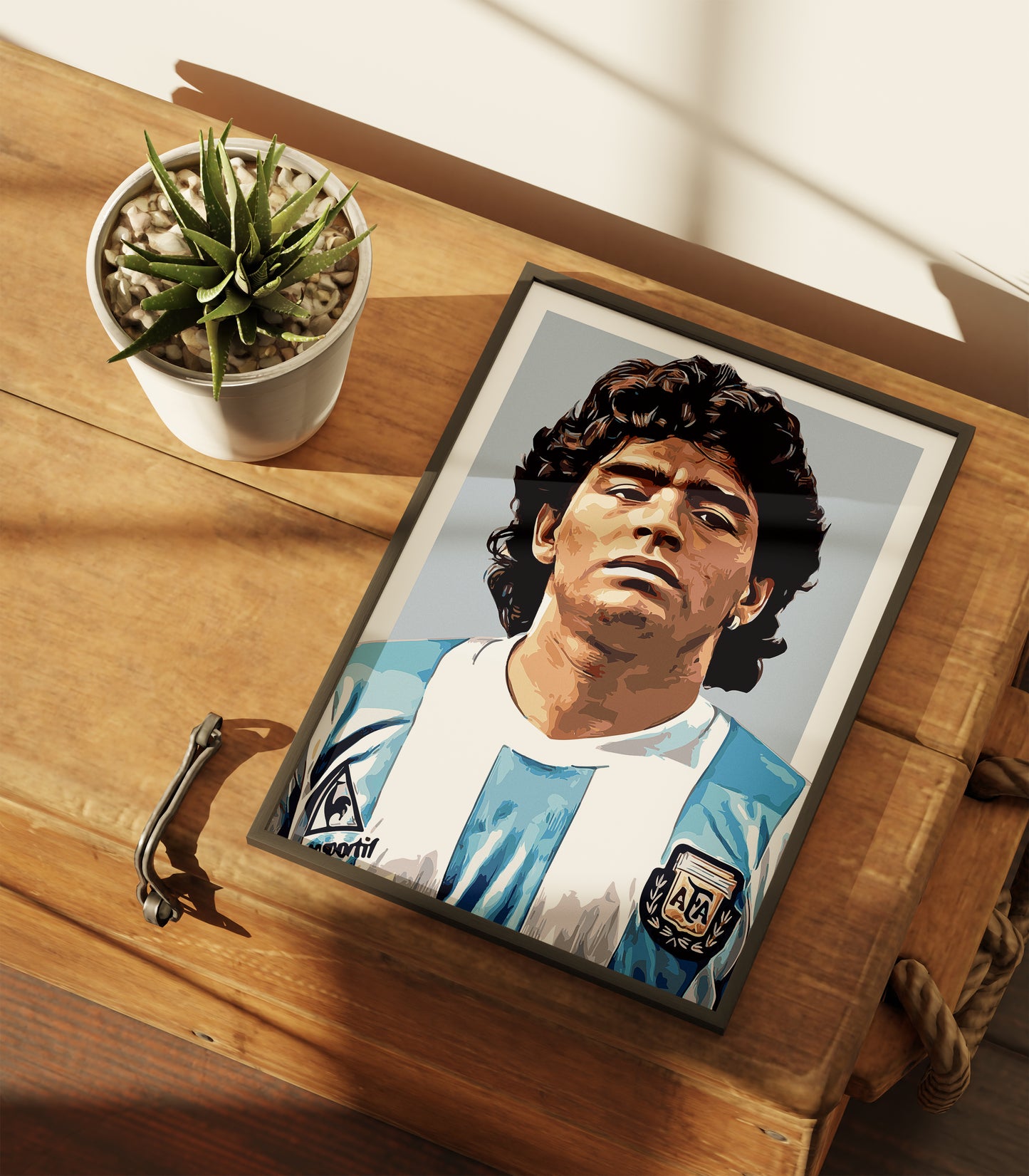 Diego Maradona 4K Icon Poster