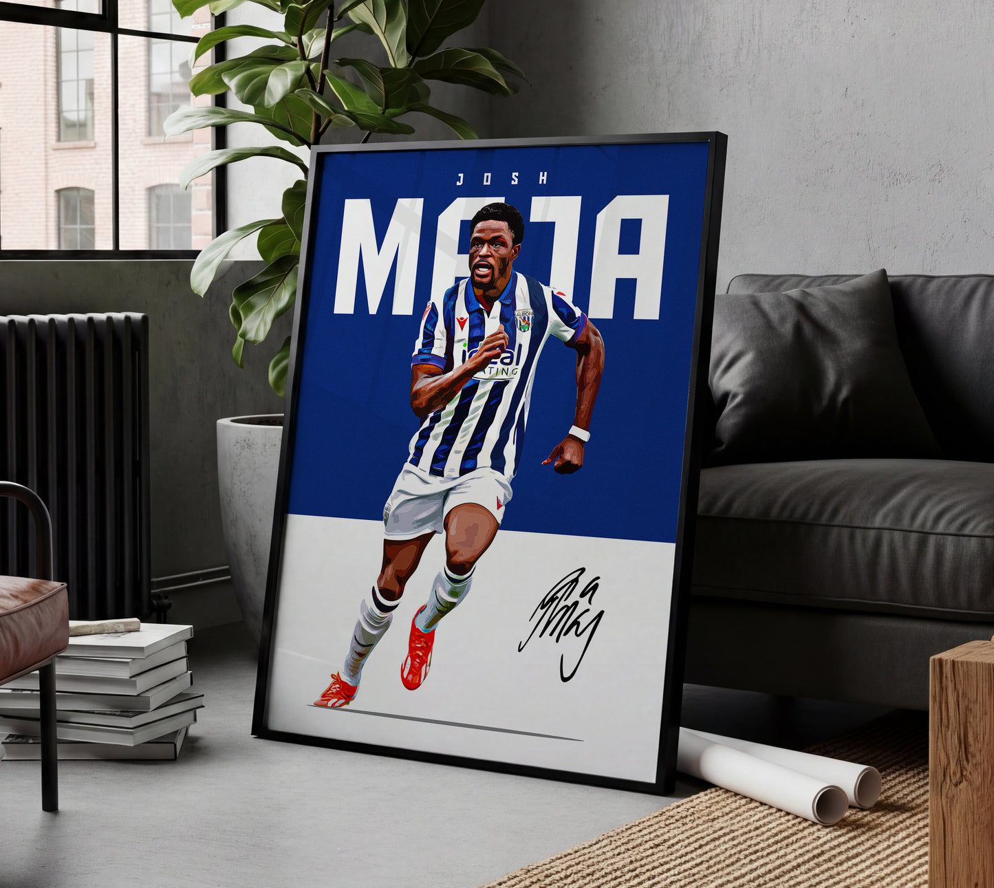 Josh Maja 24/25 4K Poster