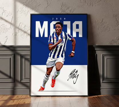 Josh Maja 24/25 4K Poster
