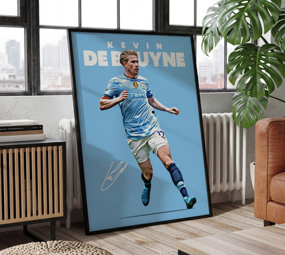 Kevin De Bruyne 24/25 4K Poster