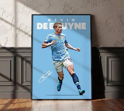Kevin De Bruyne 24/25 4K Poster