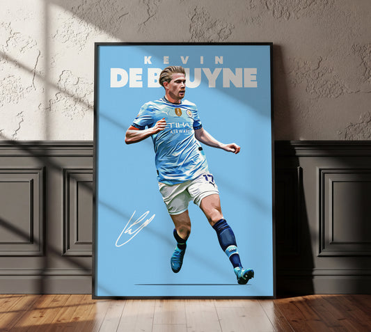 Kevin De Bruyne 24/25 4K Poster