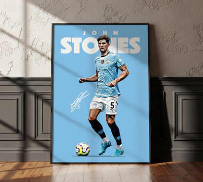 John Stones 24/25 4K Poster