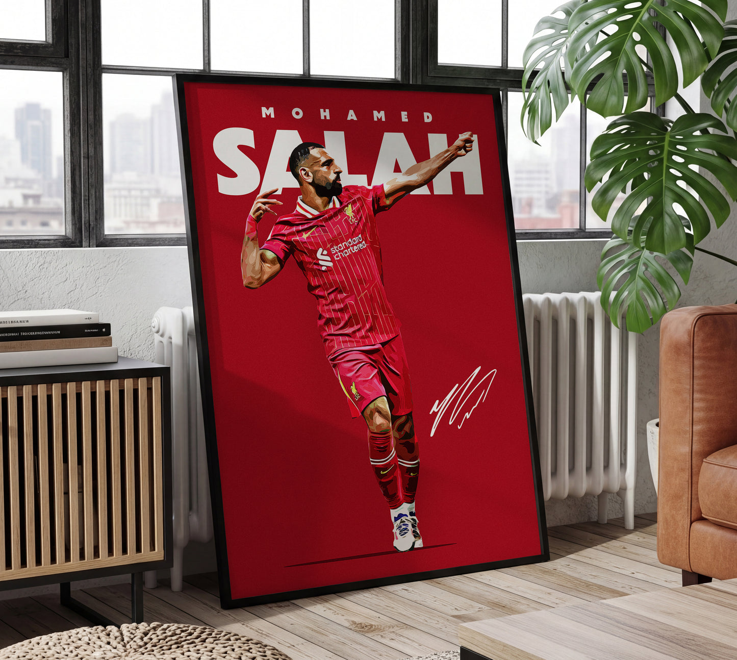 Mohamed Salah Celebration 24/25 4K Poster