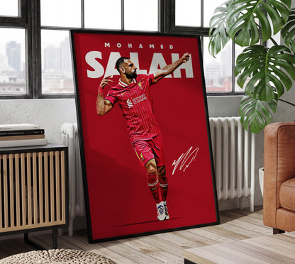 Mohamed Salah Celebration 24/25 4K Poster