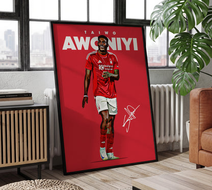 Taiwo Awoniyi 24/25 4K Poster