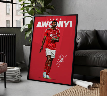 Taiwo Awoniyi 24/25 4K Poster