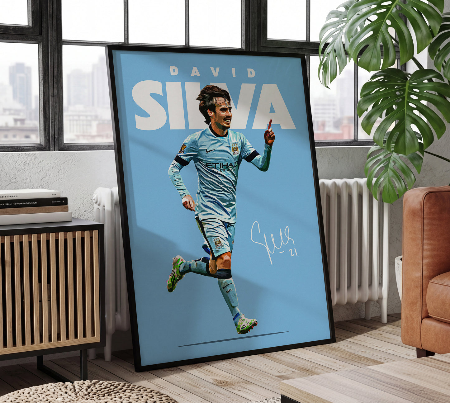 David Silva 4K Poster