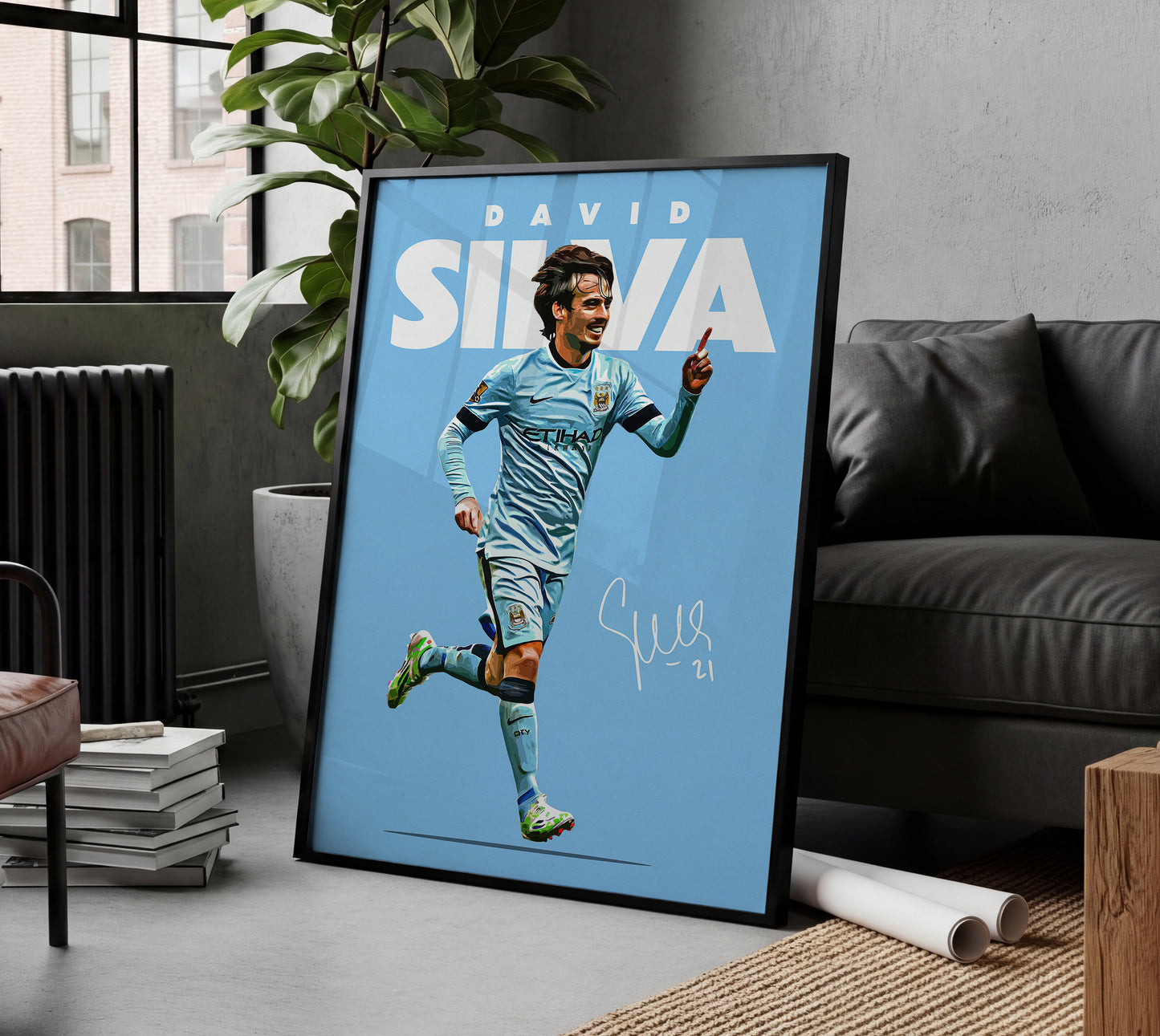 David Silva 4K Poster