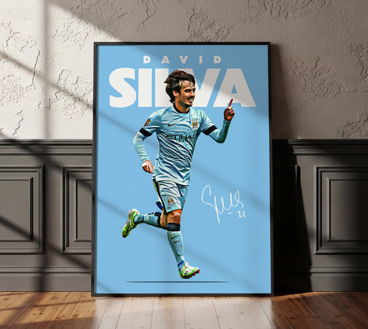 David Silva 4K Poster