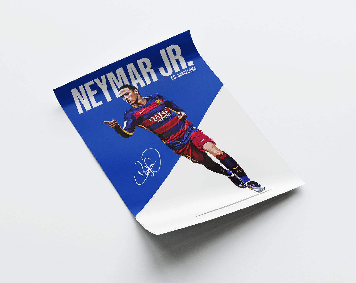 Neymar Jr. 4K Icon Poster