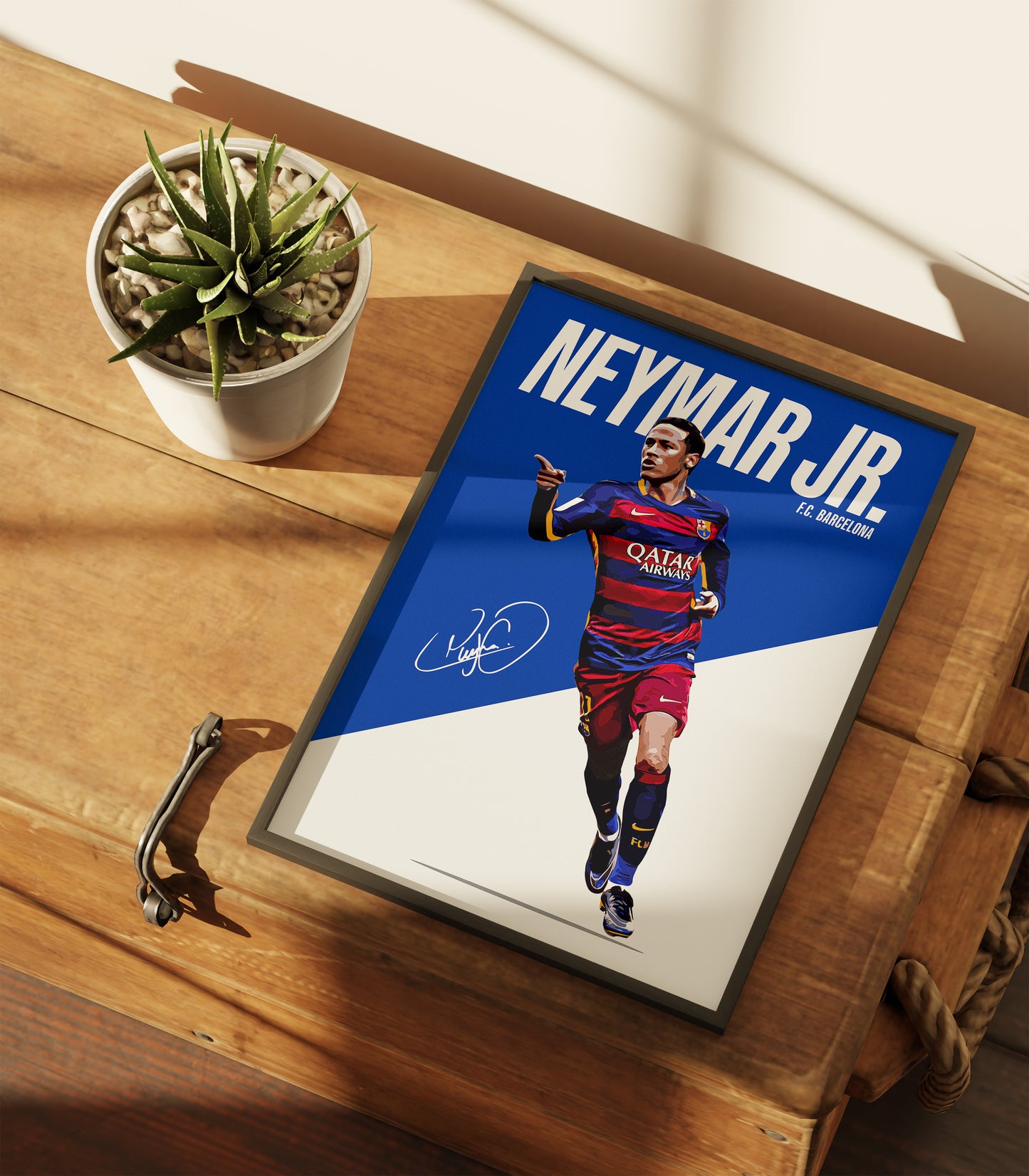 Neymar Jr. 4K Icon Poster
