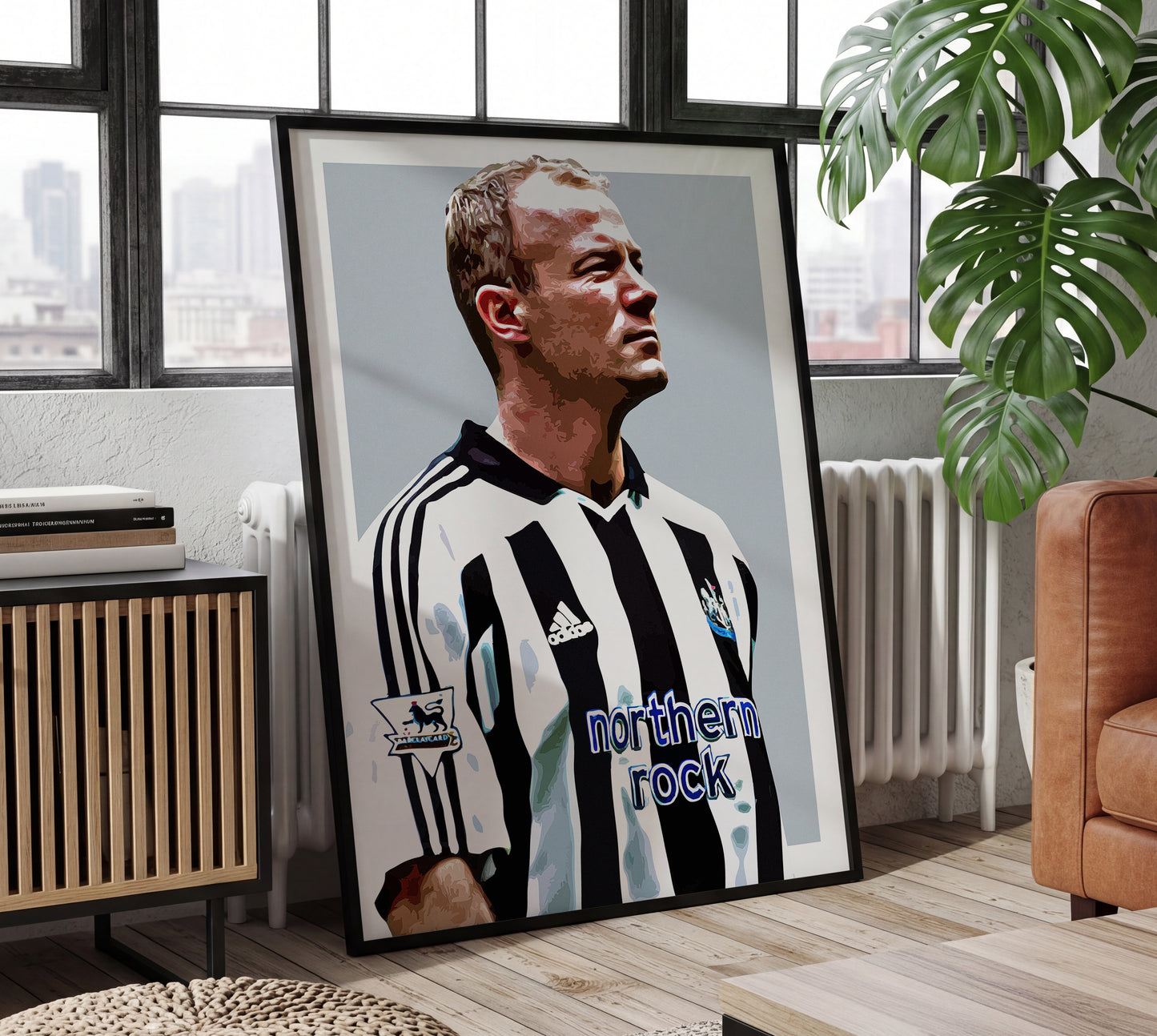 Alan Shearer Icon Poster