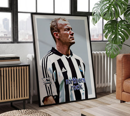 Alan Shearer Icon Poster