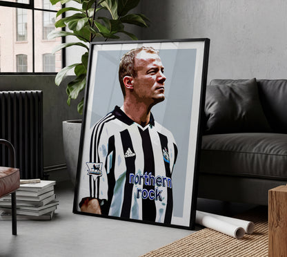 Alan Shearer Icon Poster