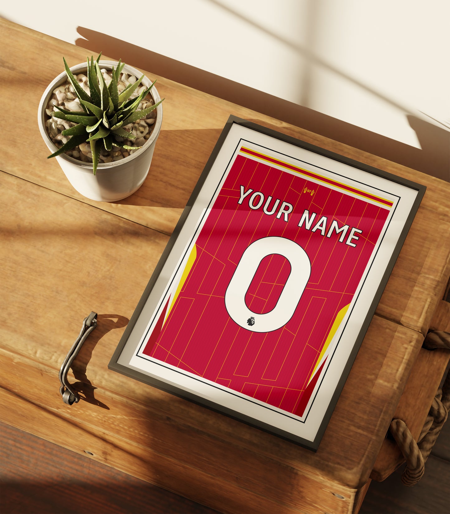Liverpool Shirt 24/25 Customisable Poster
