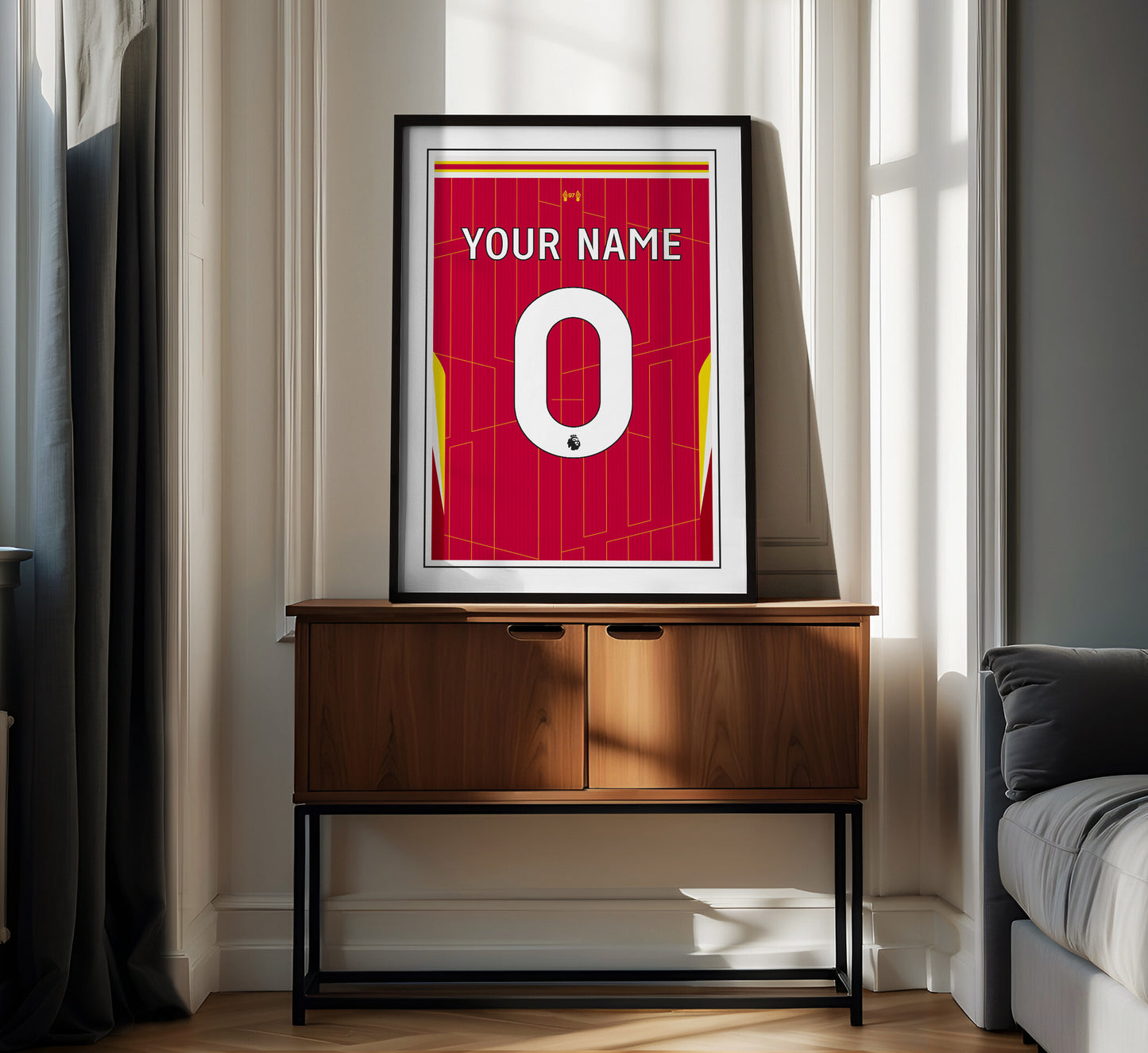 Liverpool Shirt 24/25 Customisable Poster