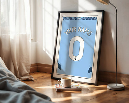 Manchester City Shirt 24/25 Customisable Poster