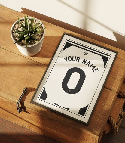 Newcastle United Shirt 24/25 Customisable Poster