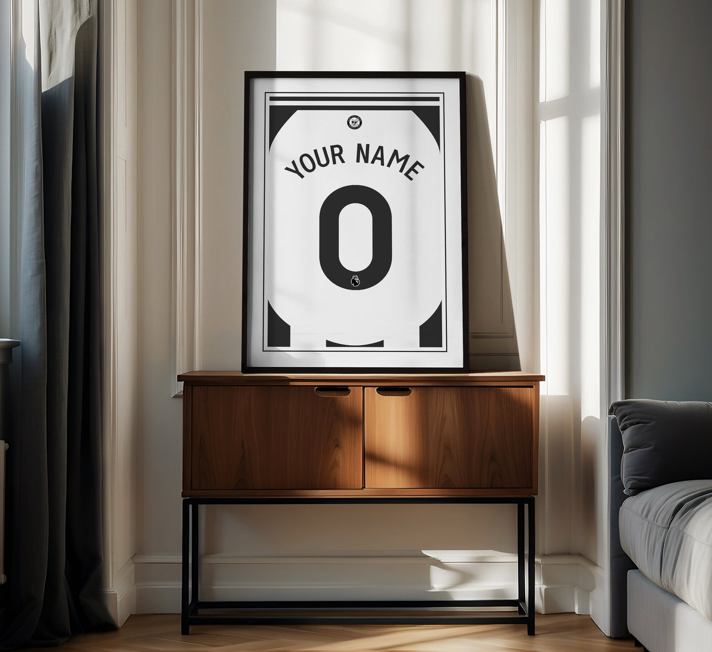 Newcastle United Shirt 24/25 Customisable Poster